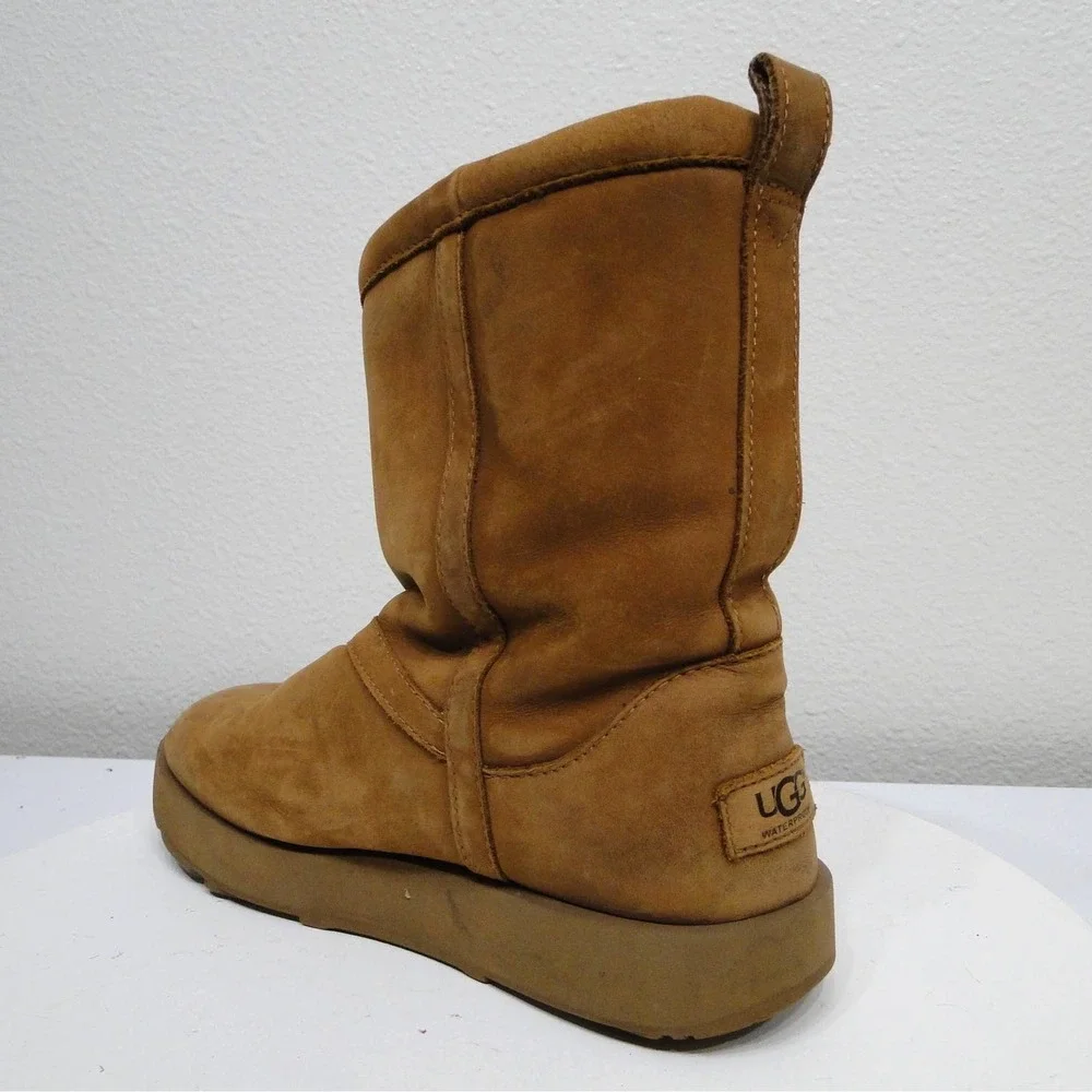 UGG Adirondack Boot III Pull-On Waterproof Winter Boots Chestnut Brown 1017509 8